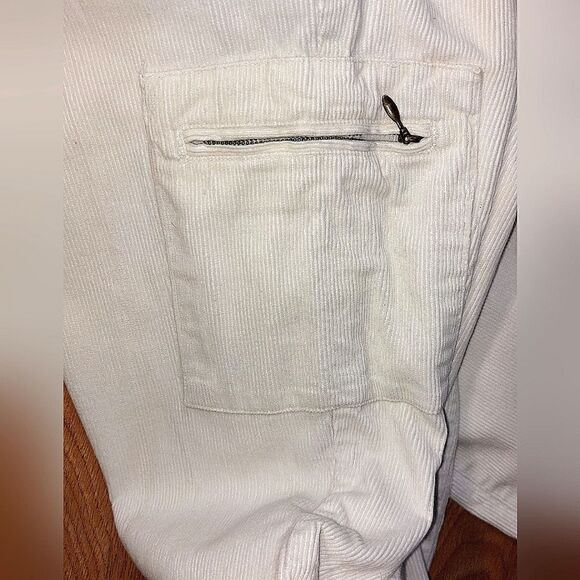 St John's Bay Winter White Corduroy Pants - Picture 8 of 10